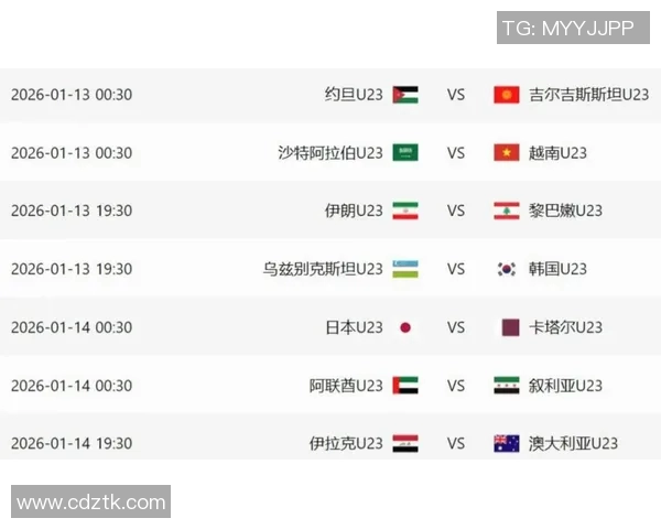 卡塔尔U23对阵约旦精彩对决赛前分析与球员状态评估